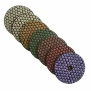 5" DRY DIAMOND POLISHING Pad 8 Pieces Granite Marble Stone Concrete Tile edge