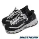 Skechers 休閒鞋 D Lites-New Classic Slip-Ins 女鞋 黑 白 老爹鞋 瞬穿科技 150030BKW