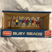 PLAYSKOOL BUSY BEADS VINTAGE 1990 NIB