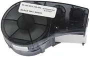 ExtraPrint 1 x Compatible Label Tape Replacement for Brady M21-750-595-WT, B-595 Vinyl Tape, Black on White, Compatible with Brady M211, BMP21 LAB, BMP21-PLUS