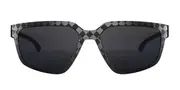 Ic! Berlin IC0006 FLX_S02 Raw Night Men's Sunglasses Grey Size 58