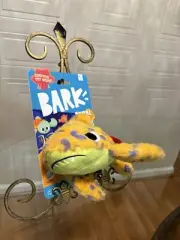 Bark The Snack Pack Plush Dog Toy Fish Trash It Clinker/squeak 10”