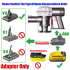Adaptor for Stanley New V-20 (Not Old FATMAX 18v) Battery to for Dyson V6 Vacuum