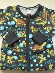 NWT BONDS Pixar Nemo Black Turtle EAC PJ Wondersuit Zippy Baby 00/3-6Months