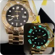 Invicta - 300m Diver Specs GOLD PLATED Automatic Pro Diver w/ 8-Slot mens watch