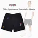 Nike 短褲 Essentials+ 黑 男款 棉褲 抽繩 刺繡 小勾 開岔 【ACS】DD4683-010