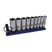 Vim Products Dual Drive Deep Metric Sockets Set,9Pc VIMDDM400D Vim Products