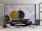 3D Watercolor Art Geometry Wallpaper Wall Murals Removable Wallpaper 43