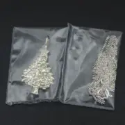 NEW Avon Sterling Silver Christmas Tree Pendant with Chain Vintage Estate in Box