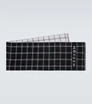 [McQueen] McQueen Wool scarf One Size black
