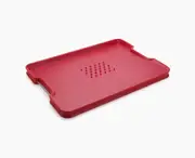 Joseph Joseph Cut&Carve Plus Multi-function Chopping Board (2022) Large - Red