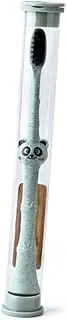 Minkissy Cartoon Panda Toothbrush for Children Soft Bristles Ergonomic Handle Random Color