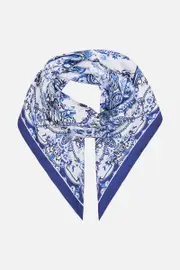 SILK SQUARE SCARF GLAZE AND GRAZE
