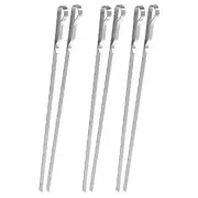 6 Pcs Pen Clip Barbecue Skewers BBQ Grilling Handle Grilled Meat