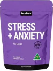 Petz Park Stress and Anxiety for Dogs - Calming Dog Supplement - Decreases Stres