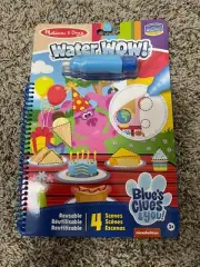 Melissa & Doug Blue's Clues & You! Water Wow! - Shapes New/Small dent