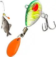 Djowyh Bait for Fishing, Bass Bait, Bait with Vibration Fishing Accessories for Anglers, Lake, River, Stream, Freshwater, Trout, Bass, Shore, Boat, Camping, Night Fishing