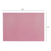 Mega Crafts - 16" x 24" Metallic Glitter EVA Foam Sheets - Pink, 6PCS