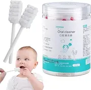 Baby Tongue Cleaner,Hygienic Portable Baby Toothbrush - Clean Skin-Friendly Gauze Toothbrush Mouth Cleaner for Children Boys Girls