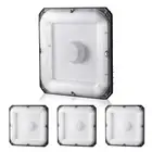 VEVOR 4 Pack LED Canopy Lights 80W 8800LM 5000K Daylight Outdoor Canopy Lighting