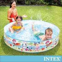 在飛比找PChome24h購物優惠-INTEX 免充氣幼童戲水游泳池152x25cm(56451