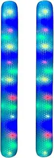 Pool Inflatable Sticks, 2X Adults Inflatable Pool Noodles, Giant Outdoor Water Toy for Women, Men Swimming Beach Lake Party
