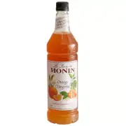 Monin Premium Orange Tangerine Flavoring Syrup 1 Liter 544SYPFR225F