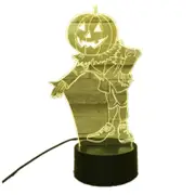 1Pcs Halloween Pumpkins Shape USB Battery Powered 3D Atmosphere Night Light Halloween Pumpkin-4