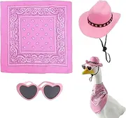Gooses Sculpture Clothing Set,Gooses Figurine Clothing Kit | Stylish Small Animal Costuming Kit Includes Hat Scarf and Glasses for Christmas Event Spring