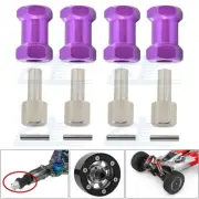 12mm Wheel Hex Hub Adapter 20mm Extension For 1/10 RC Crawler SCX10 D90 Purple