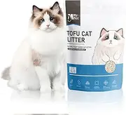 My Pet ToFu Cat Litter clumping Flushable Unscented Odor Control Lightweight Hard Clumping Natural Dust-Free Pure Cat Litter (6 LB/Bag) (6lbX1bag)