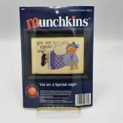 Munchkins Angel Counted Cross Stitch Kit 5" x 7" You Are A Special Angel NIP