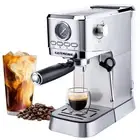 Coffee Espresso Machine, Compact Espresso Coffee Maker with Milk Frother Stea...