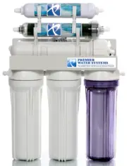 Dual Outlet 150 GPD Reverse Osmosis Water Filter System Drinking/Aquarium RODI