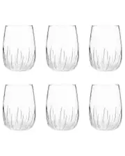 10 Strawberry Street Set of 6 Mistral Glassware: Aerating Stemless Wine