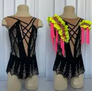 New! Girl RG Rhythmic Gymnastics Leotard 2in1
