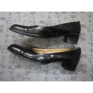 義大利製 Bally 高級真皮中跟鞋 EUR 37 USA 6.5 JPN 23.5 CM