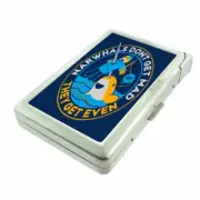 Narwhals D5 Cigarette Case with Built in Lighter Metal Wallet