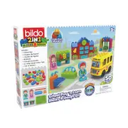 Bildo School Play 'n Learn Blocks & Dough Set Kids/Child Educational Toy 3y+