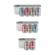 Bathroom Wall Mounted Toothbrush Holder Toothpaste Stand Storage Rack With Cup