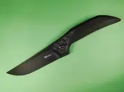 Reate Knife The FUTURE, Grail by Tashi Bharucha BLK M390 Integral Ti/CF #06/40