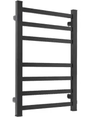 [Traderight] Wall Mounted 7 Bars Heated Towel Rail in Black