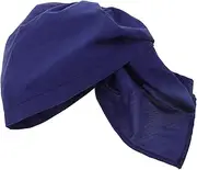 [TEMPNAP] Ramen Sushi Hat Japanese Style Headband Cap Breathable for Restaurant Staff Dark Blue