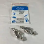 Selecta Clip SC-25-BG 2pc Test Clip 3/4 CAD Plated Steel Metal Battery Clips