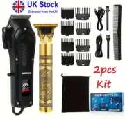 Professional Men Hair Clippers Trimmer Machine Cordless Beard Electric Shaver
