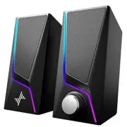 Computer Speakers, PC Speakers with 6 Lighting Modes, USB Powered Computer