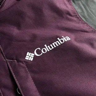 美國百分百【全新真品】Columbia 兩件式外套 男款 保暖 哥倫比亞 夾克 長袖 刷毛 logo 紫色 BG92