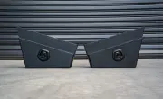 BLACK Aluminium Toolbox Tapered Under Tray 4WD Ute Tool Box 750 L x 230 D x 440