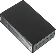 Hoement Aluminum Metal Business Cards 100pcs Blank Cards Blanks Diy Office Engraving Product