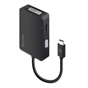 Alogic Premium 3-in-1 USB Type-C to HDMI DVI VGA Adapter